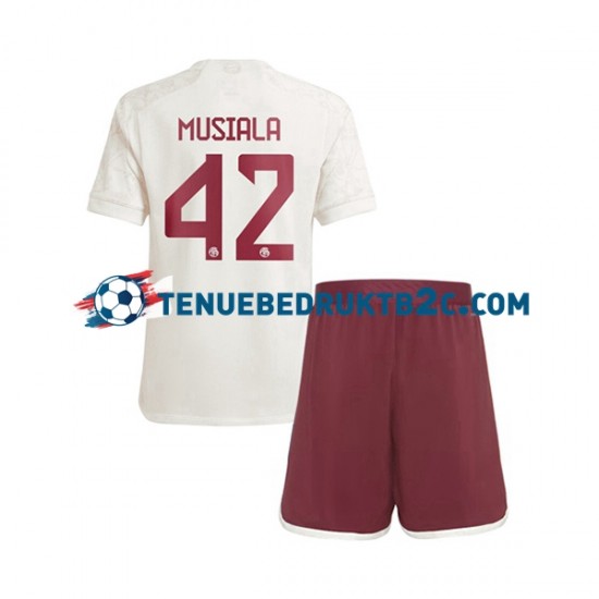 3de shirt FC Bayern München Jamal Musiala 42 Voetbalteneu Kinderen 2023-24 S-S