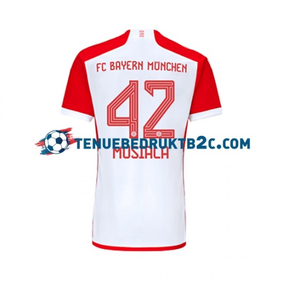 Thuisshirt FC Bayern München Jamal Musiala 42 Mannen 2023-24 S-S