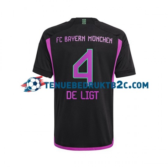 Uitshirt FC Bayern München Matthijs de Ligt 4 Mannen 2023-24 S-S