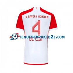 Thuisshirt FC Bayern München Matthijs de Ligt 4 Mannen 2023-24 S-S