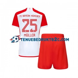 Thuisshirt FC Bayern München Thomas Muller 25 Voetbalteneu Kinderen 2023-24 S-S