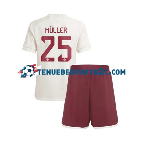 3de shirt FC Bayern München Thomas Muller 25 Voetbalteneu Kinderen 2023-24 S-S