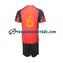 Thuisshirt België Axel Witsel 6 Voetbalteneu Kinderen WK 2022 S-S