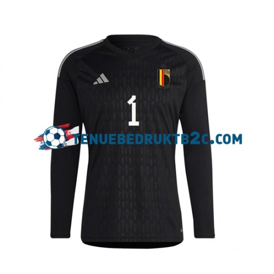 Uitshirt België Keeper Courtois 1 Mannen 2022 L-S