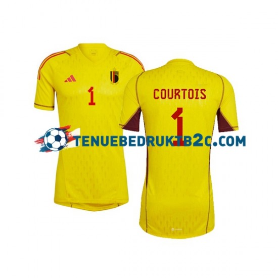 Uitshirt België Keeper Courtois 1 Mannen WK 2022 S-S