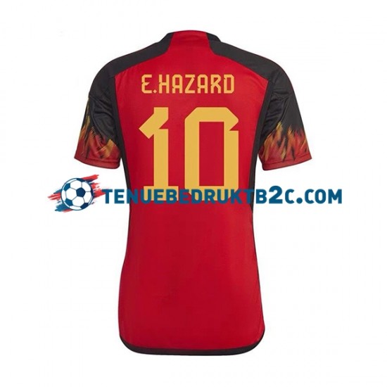 Thuisshirt België Hazard 10 Mannen WK 2022 S-S