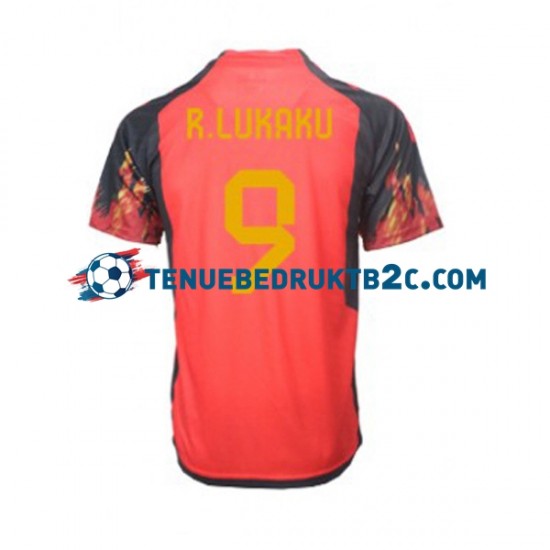 Thuisshirt België Lukaku 9 Mannen WK 2022 S-S