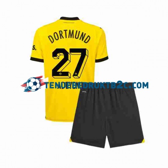 Thuisshirt Borussia Dortmund Karim Adeyemi 27 Voetbalteneu Kinderen 2023-24 S-S