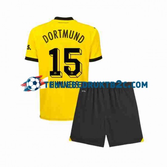 Thuisshirt Borussia Dortmund Mats Hummels 15 Voetbalteneu Kinderen 2023-24 S-S