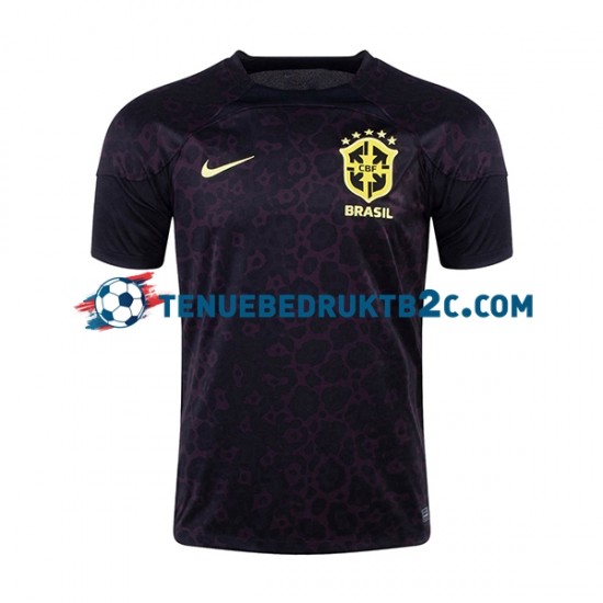 Thuisshirt Brazilië Keeper Mannen WK 2022 S-S