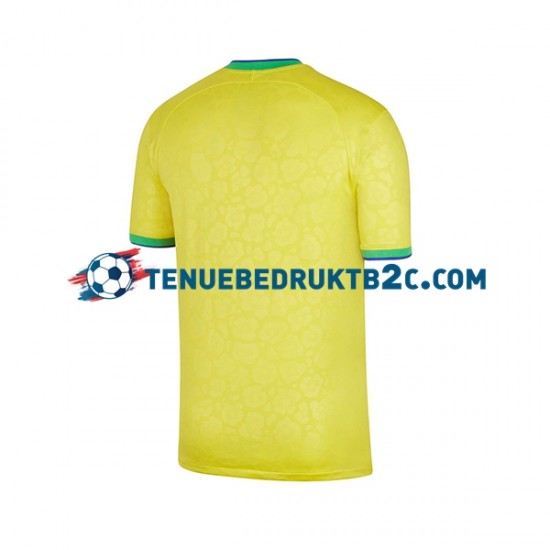 Thuisshirt Brazilië Mannen WK 2022 S-S