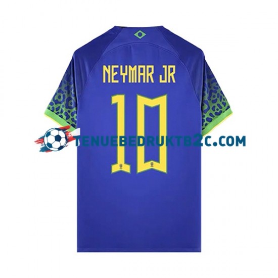 Uitshirt Brazilië Neymar JR 10 Mannen WK 2022 S-S