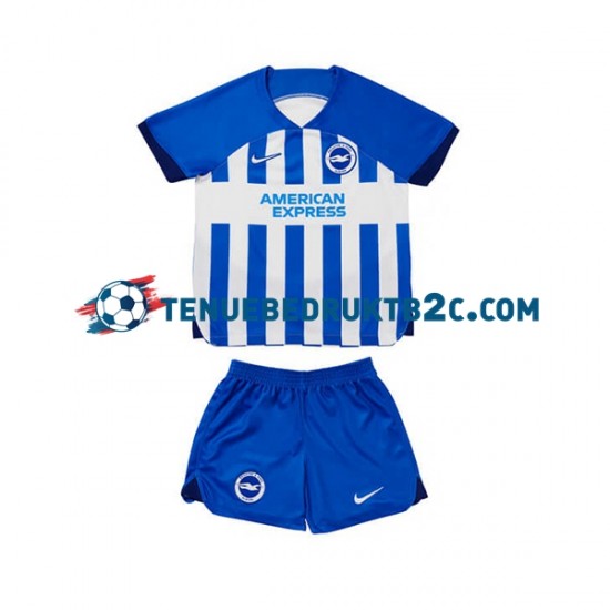 Thuisshirt Brighton Hove Albion Voetbalteneu Kinderen 2023-24 S-S