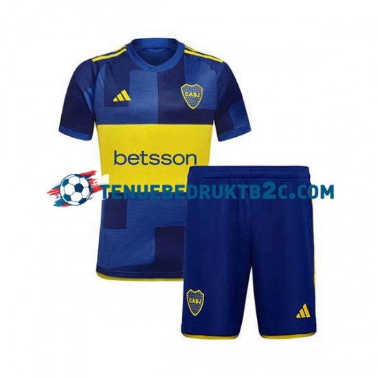 Thuisshirt CA Boca Juniors Voetbalteneu Kinderen 2023-24 S-S