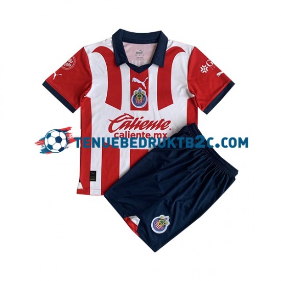 Thuisshirt CD Guadalajara Voetbalteneu Kinderen 2023-24 S-S