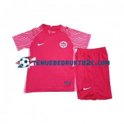 Thuisshirt Canada Voetbalteneu Kinderen WK 2022 S-S