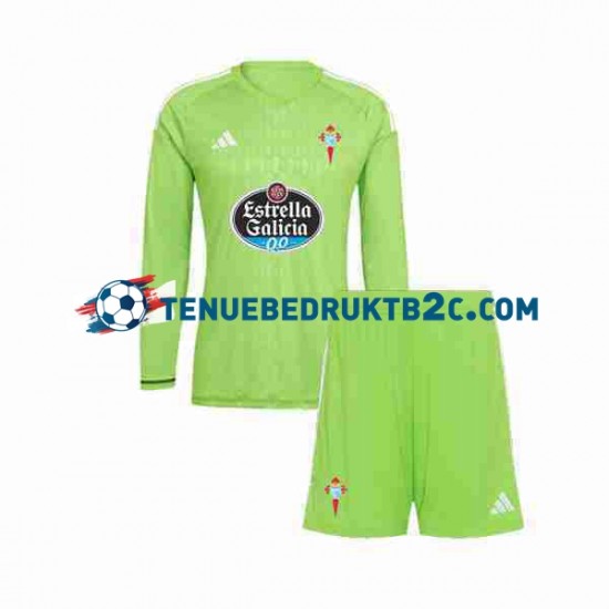 Thuisshirt Celta de Vigo Keeper Voetbalteneu Kinderen 2023-24 L-S