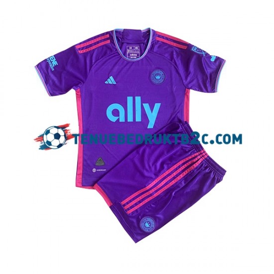 Uitshirt Charlotte FC Voetbalteneu Kinderen 2023 S-S