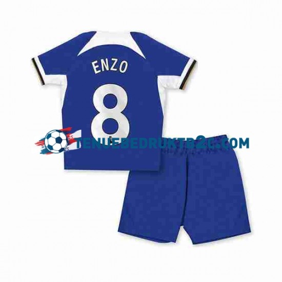 Thuisshirt Chelsea Enzo Fernandez 8 Voetbalteneu Kinderen 2023-24 S-S