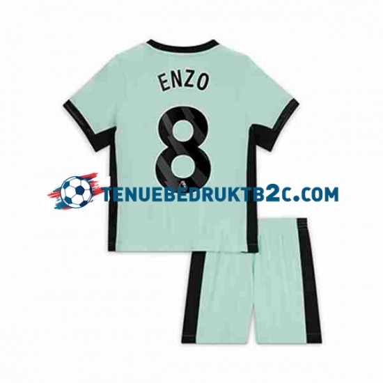 3de shirt Chelsea Enzo Fernandez 8 Voetbalteneu Kinderen 2023-24 S-S