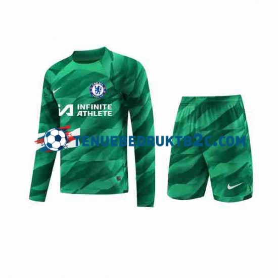 3de shirt Chelsea Keeper Voetbalteneu Kinderen 2023-24 L-S