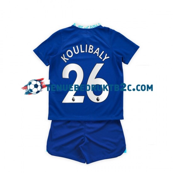 Thuisshirt Chelsea Kalidou Koulibaly 26 Voetbalteneu Kinderen 2022-23 S-S