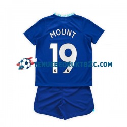 Thuisshirt Chelsea Mason Mount 19 Voetbalteneu Kinderen 2022-23 S-S