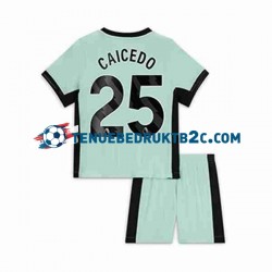 3de shirt Chelsea Moises Caicedo 25 Voetbalteneu Kinderen 2023-24 S-S