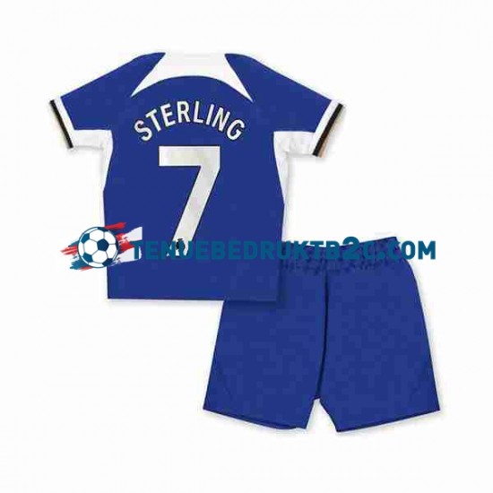 Thuisshirt Chelsea Raheem Sterling 7 Voetbalteneu Kinderen 2023-24 S-S