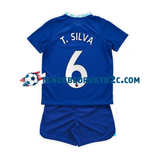 Thuisshirt Chelsea T. Silva 6 Voetbalteneu Kinderen 2022-23 S-S