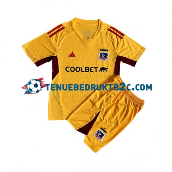 Thuisshirt Colo-Colo Keeper Voetbalteneu Kinderen 2023 S-S