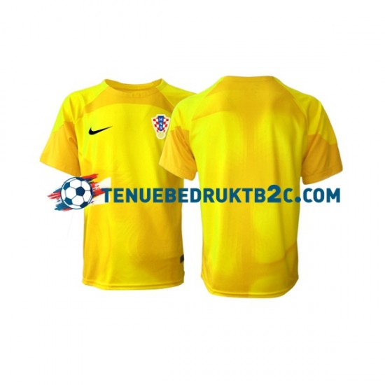 Thuisshirt Kroatië Keeper Mannen WK 2022 S-S