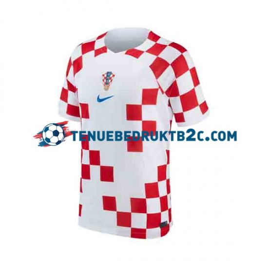 Thuisshirt Kroatië Mannen WK 2022 S-S