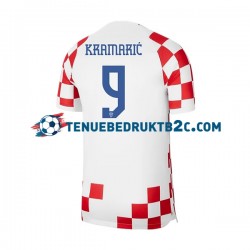 Thuisshirt Kroatië Kramaric 9 Mannen WK 2022 S-S