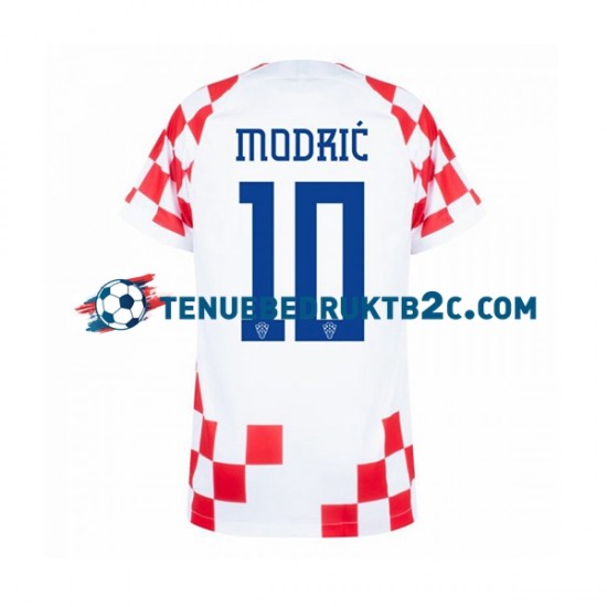 Thuisshirt Kroatië Modric 10 Mannen WK 2022 S-S