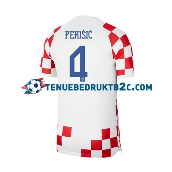 Thuisshirt Kroatië Perisic 4 Mannen WK 2022 S-S