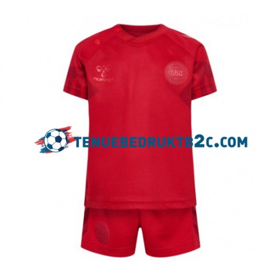 Thuisshirt Denemarken Voetbalteneu Kinderen WK 2022 S-S