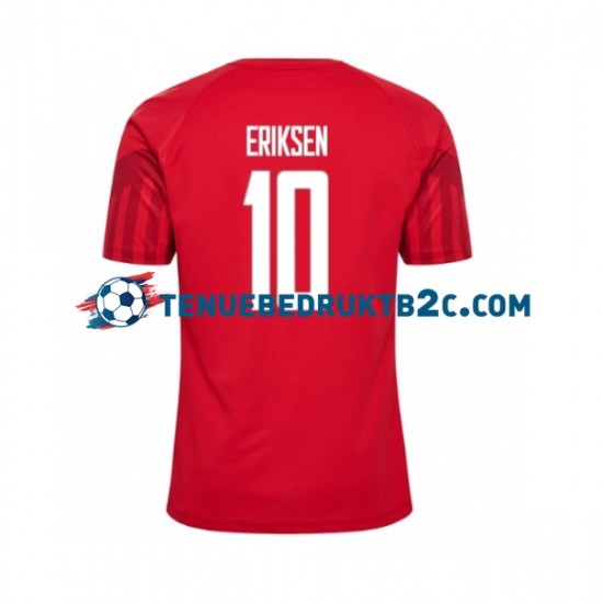 Thuisshirt Denemarken Christian Eriksen 10 Mannen WK 2022 S-S