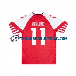 Thuisshirt Denemarken Rasmus Hojlund 11 Mannen 2023-24 S-S