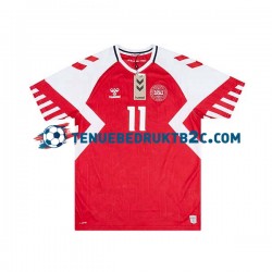 Thuisshirt Denemarken Rasmus Hojlund 11 Mannen 2023-24 S-S