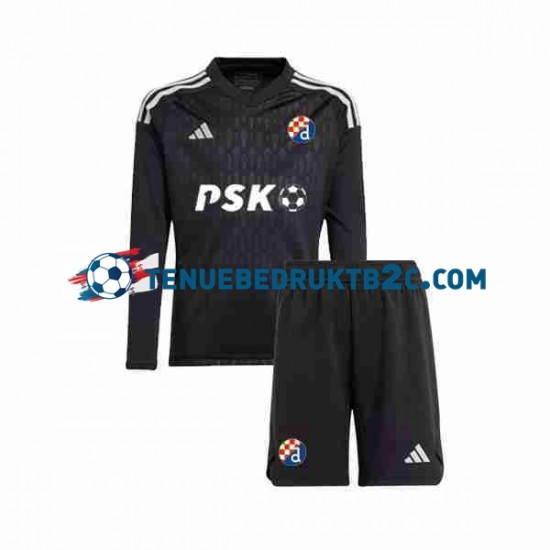 Uitshirt Dinamo Zagreb Keeper Voetbalteneu Kinderen 2023-24 L-S