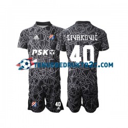 Thuisshirt Dinamo Zagreb Keeper Livakovic 40 Voetbalteneu Kinderen 2022-23 S-S