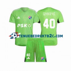 Thuisshirt Dinamo Zagreb Keeper Livakovic 40 Voetbalteneu Kinderen 2023-24 S-S