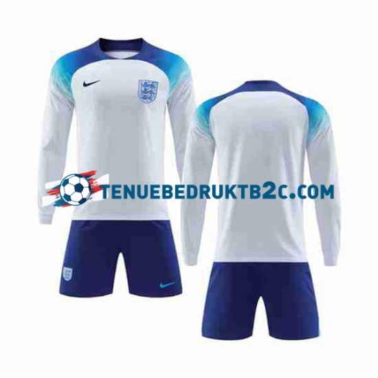 Thuisshirt Engeland Voetbalteneu Kinderen WK 2022 L-S