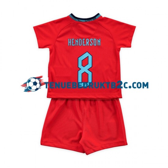 Uitshirt Engeland Henderson 8 Voetbalteneu Kinderen WK 2022 S-S