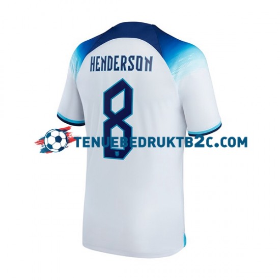 Thuisshirt Engeland Henderson 8 Mannen WK 2022 S-S