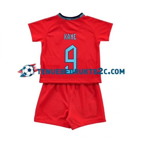 Uitshirt Engeland Kane 9 Voetbalteneu Kinderen WK 2022 S-S