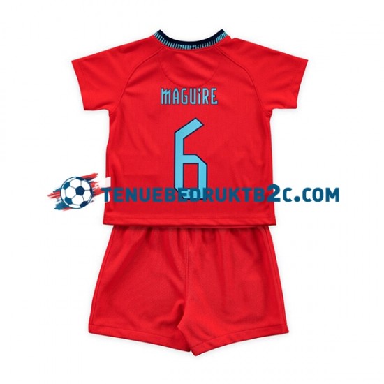 Uitshirt Engeland Maguire 6 Voetbalteneu Kinderen WK 2022 S-S