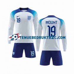 Thuisshirt Engeland Mount 19 Voetbalteneu Kinderen WK 2022 L-S