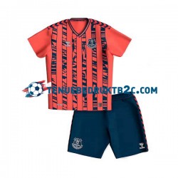 Uitshirt Everton Voetbalteneu Kinderen 2023-24 S-S